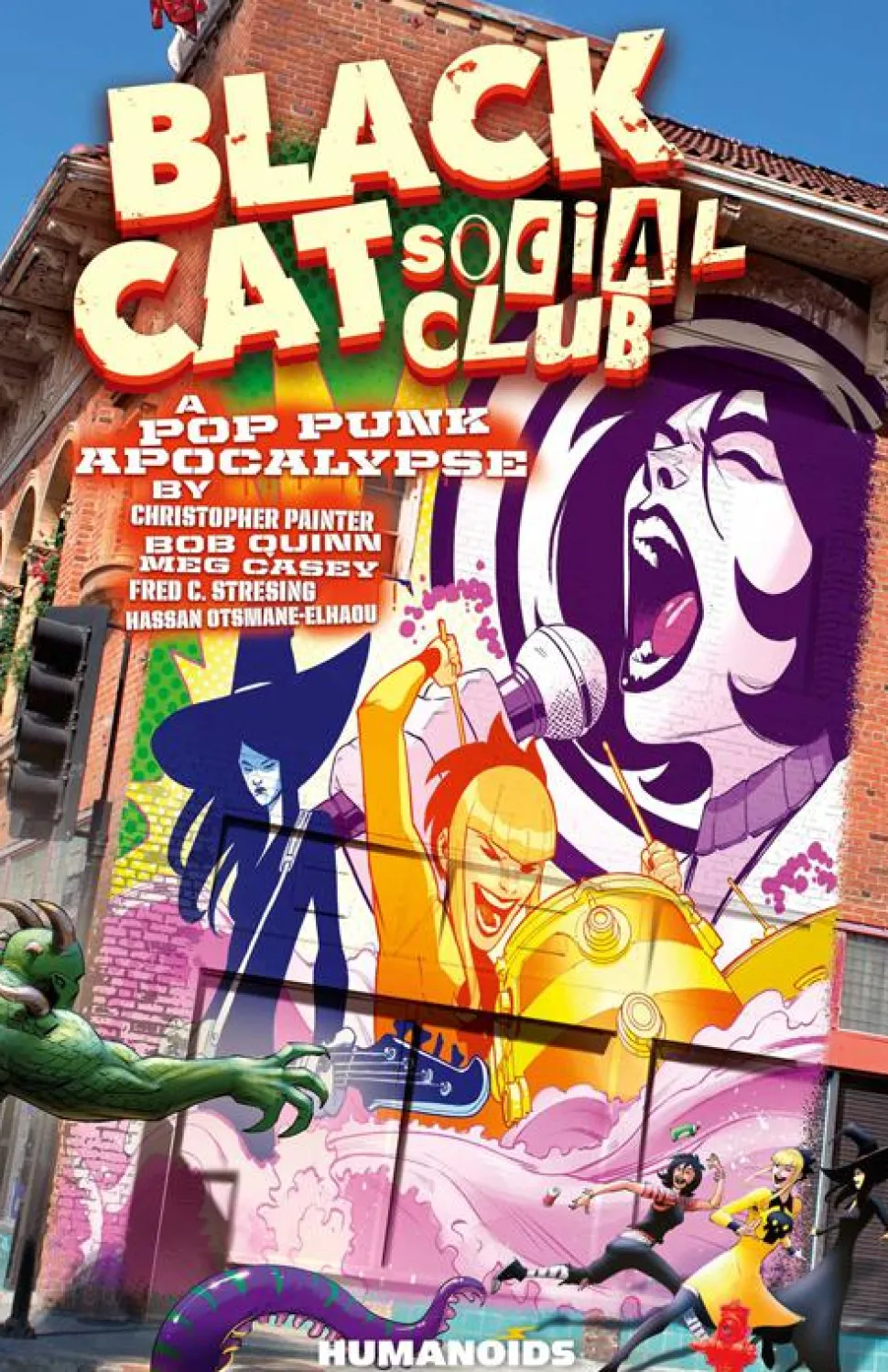 Black Cat Social Club: A Pop Punk Apocalypse by Christoper Painter Trade Paperback Book