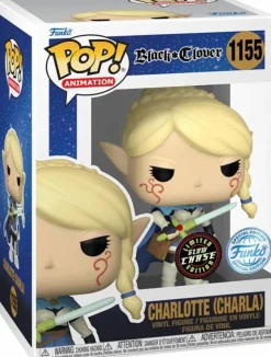 Black Clover - Charlotte Roselei Pop! Vinyl Figure in Acrylic Pop! Protector (Chase Variant)