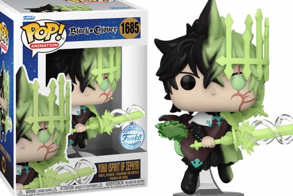 Black Clover - Yuno (Spirit of Zephyr) with Wind Magic Pop! Vinyl Figure