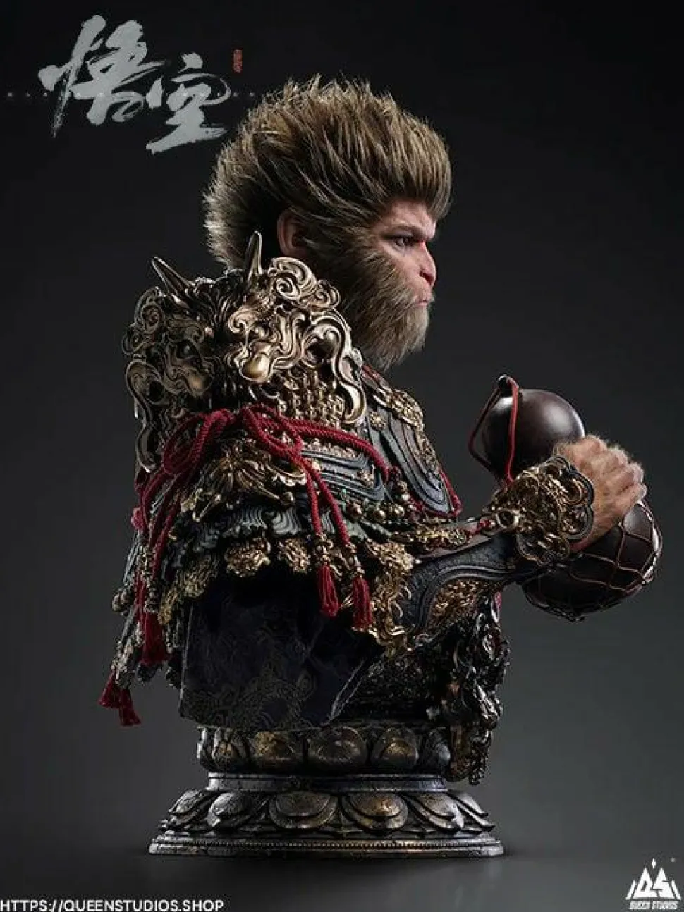 Black Myth: Wukong - The Destined One 1:1 Scale Life-Size Bust