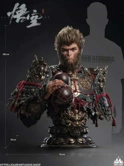 Black Myth: Wukong - The Destined One 1:1 Scale Life-Size Bust