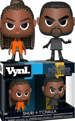 Black Panther (2018) - Black Panther & Shuri Vynl. Vinyl Figure 2-Pack