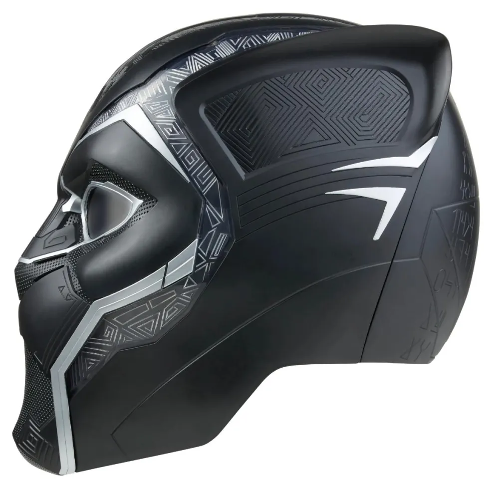 Black Panther (2018) - Black Panther Marvel Legends Premium Electronic 1:1 Scale Life-Size Prop Replica Helmet
