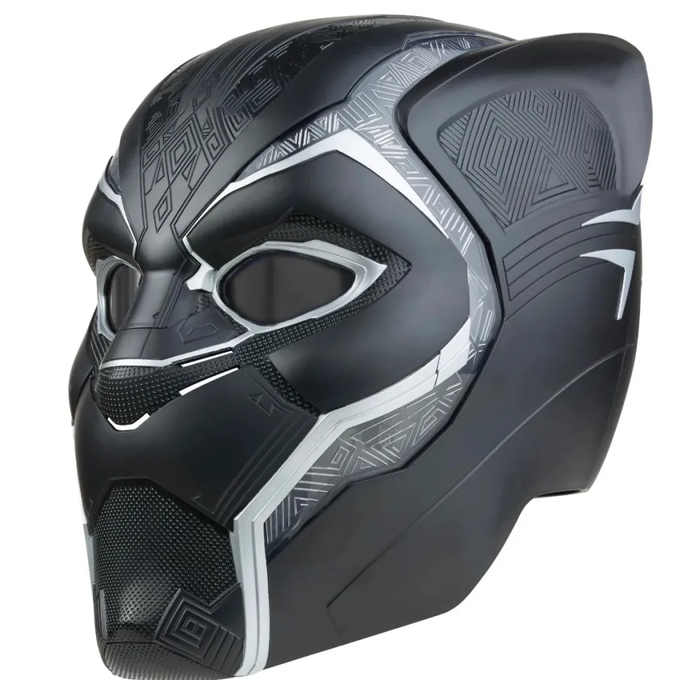 Black Panther (2018) - Black Panther Marvel Legends Premium Electronic 1:1 Scale Life-Size Prop Replica Helmet