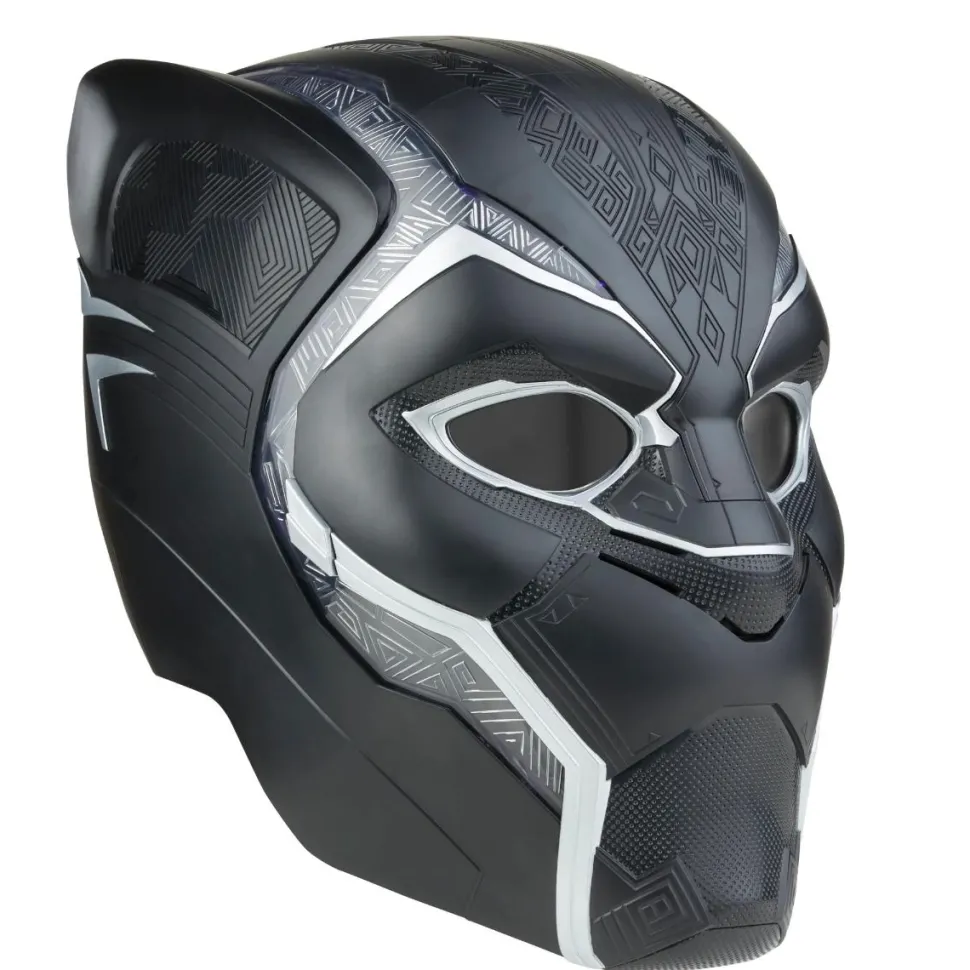 Black Panther (2018) - Black Panther Marvel Legends Premium Electronic 1:1 Scale Life-Size Prop Replica Helmet