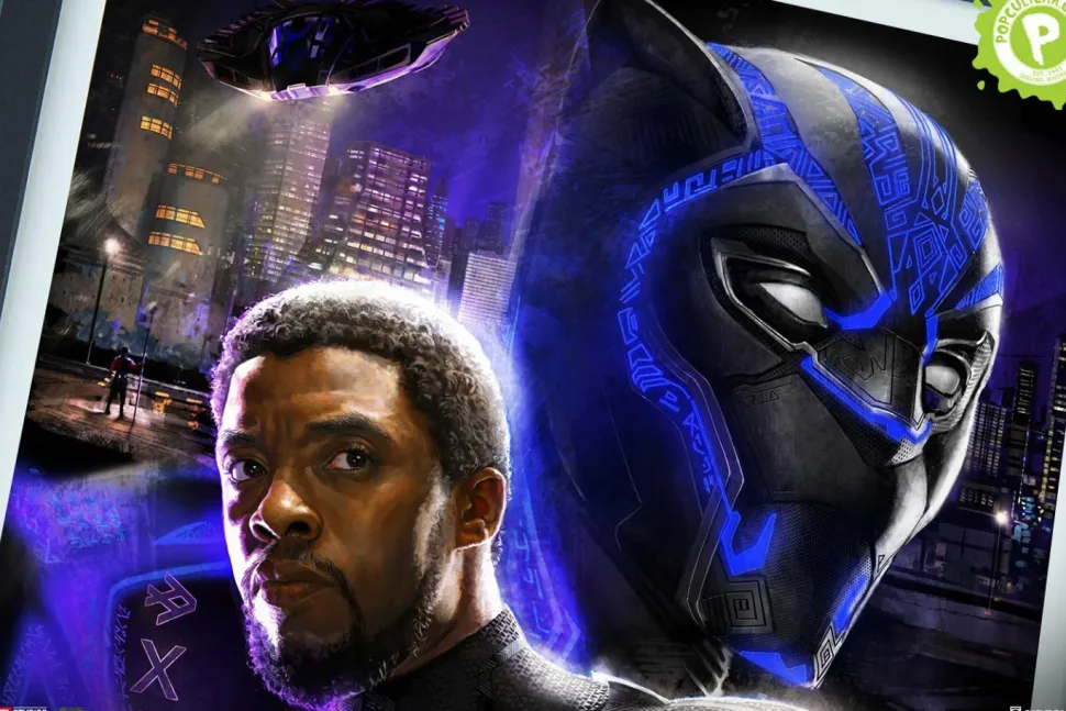 Black Panther (2018) - Black Panther Fine Art Print by Ryan Meinerding