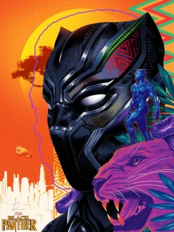 Black Panther (2018) - Long Live the King Fine Art Print by Doaly