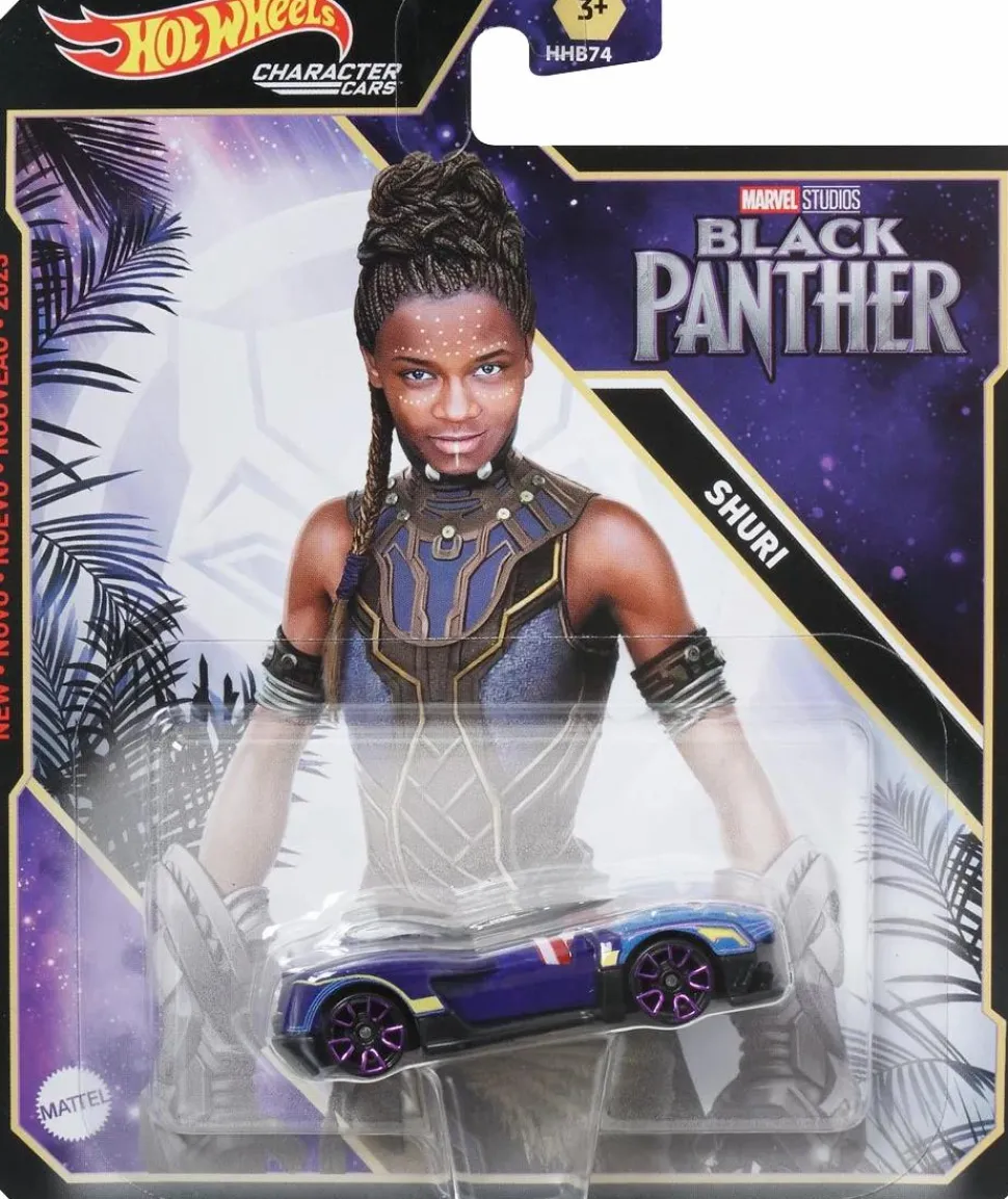 Black Panther (2018) - Shuri Hot Wheels Character Cars 1/64th Scale Die-Cast Vehicle