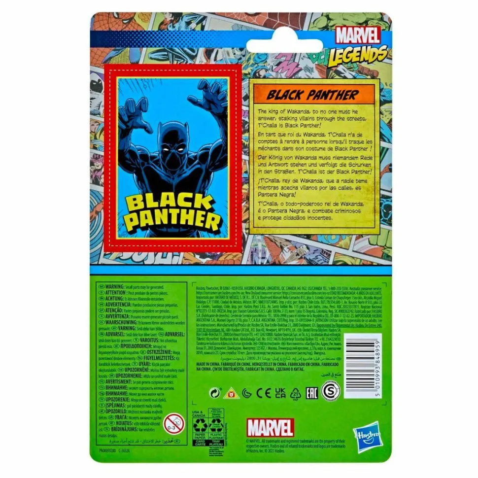 Black Panther - Black Panther Marvel Legends Retro Kenner 3.75” Action Figure