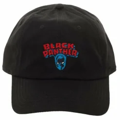 Black Panther - Blue Logo Embroidered Hat