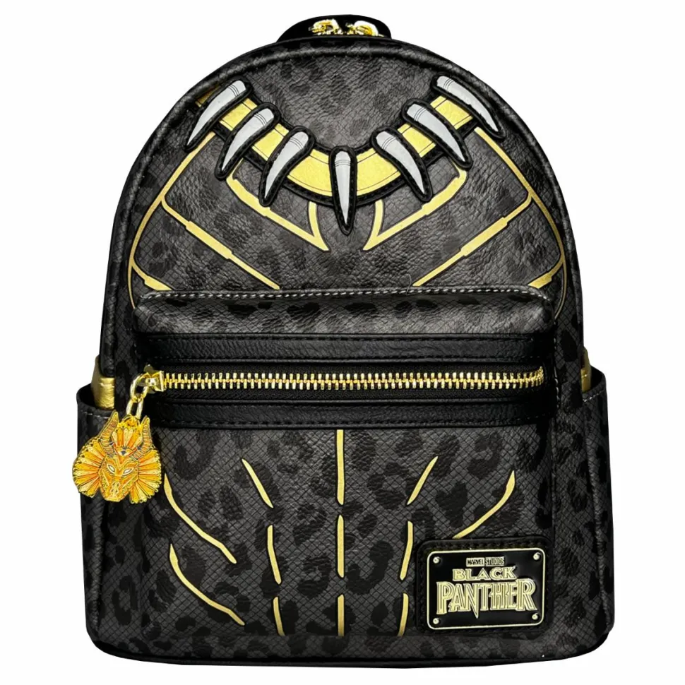 Black Panther - Killmonger Cosplay 10” Faux Leather Mini Backpack