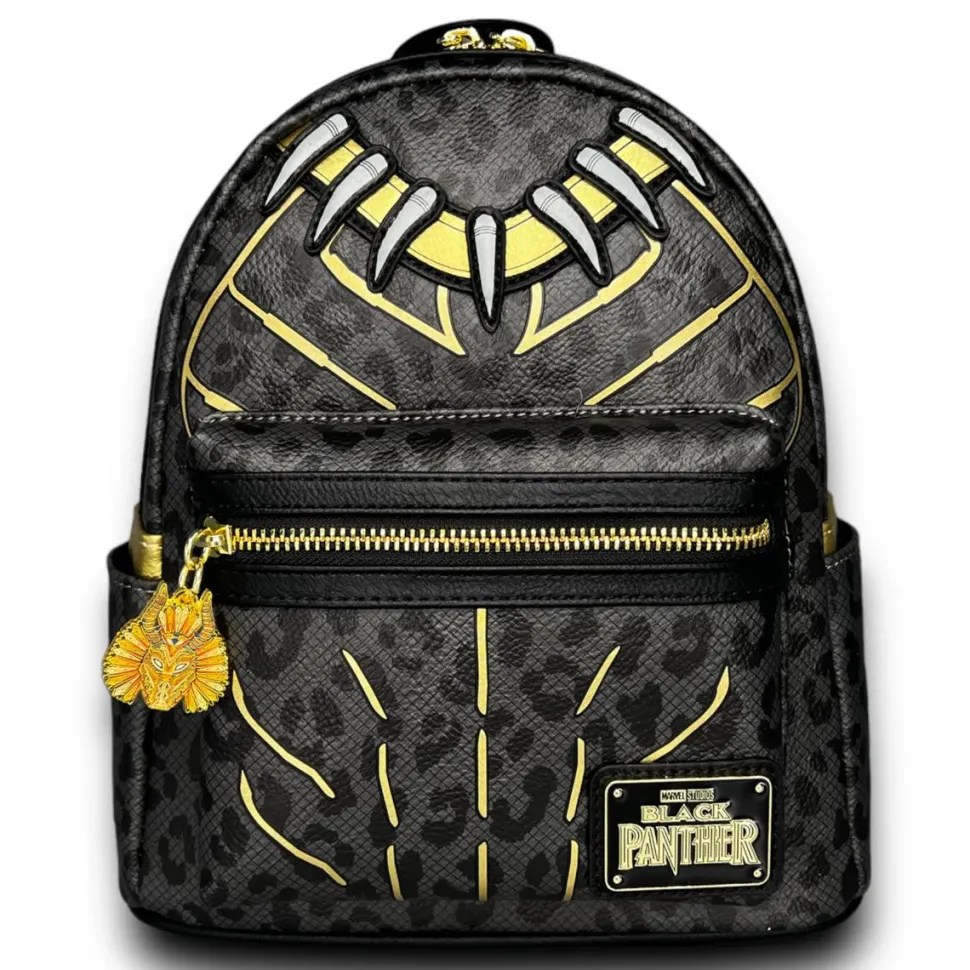 Black Panther - Killmonger Cosplay 10” Faux Leather Mini Backpack