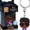Black Panther 2: Wakanda Forever - Shuri with Sunglasses Diamond Glitter Pocket Pop! Vinyl Keychain