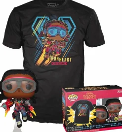 Black Panther 2: Wakanda Forever - Ironheart MK1 Glow-in-the-Dark Pop! Vinyl Figure & T-Shirt Box Set