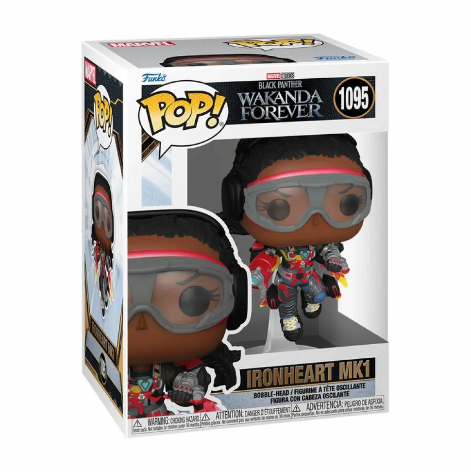 Black Panther 2: Wakanda Forever - Ironheart MK1 Glow-in-the-Dark Pop! Vinyl Figure & T-Shirt Box Set