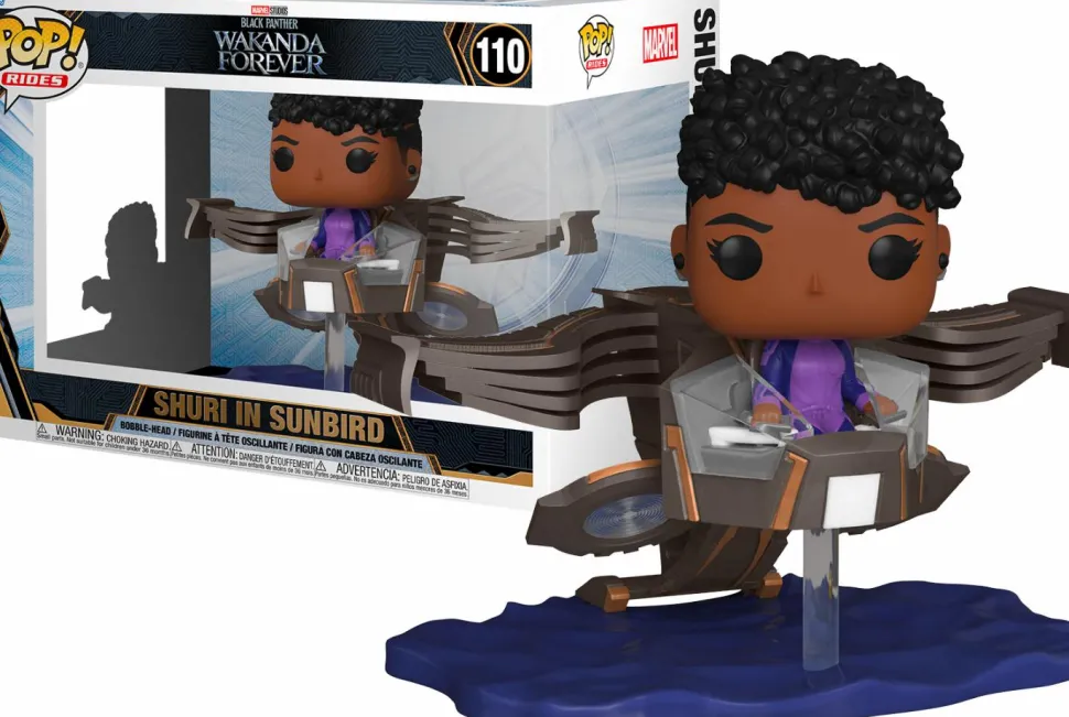 Black Panther 2: Wakanda Forever - Shuri with Sunbird Pop! Rides Vinyl Figure