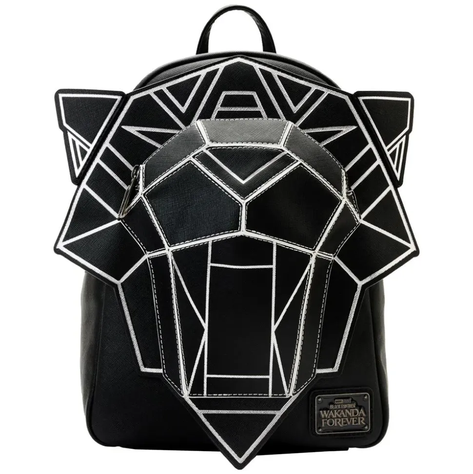 Black Panther - Wakanda Forever Figural 12” Faux Leather Mini Backpack