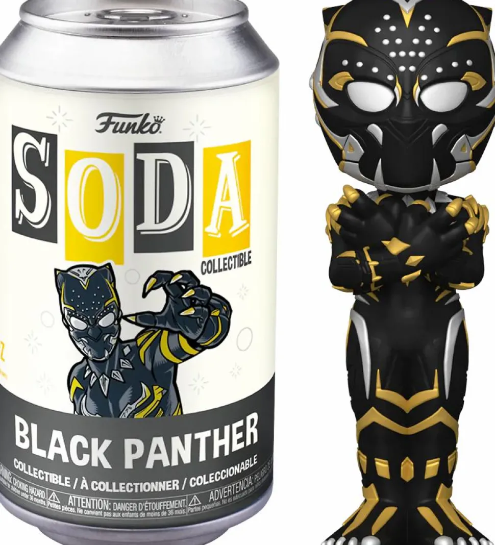 Black Panther 2: Wakanda Forever - Black Panther SODA Vinyl Figure in Collector Can (International Edition)