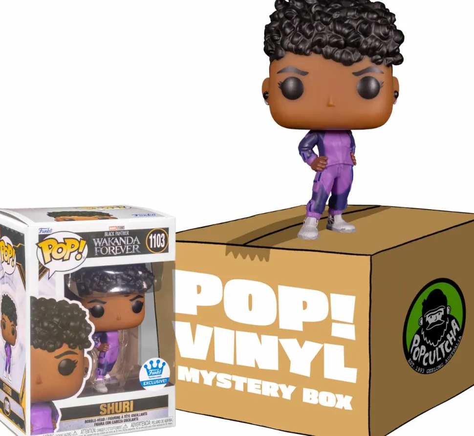 Black Panther 2: Wakanda Forever - Shuri Mystery Box (Includes Shuri & 3 Mystery Exclusive Pop! Vinyl Figures)