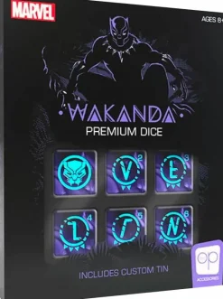 Black Panther - Wakanda Premium Dice Set 6-Pack