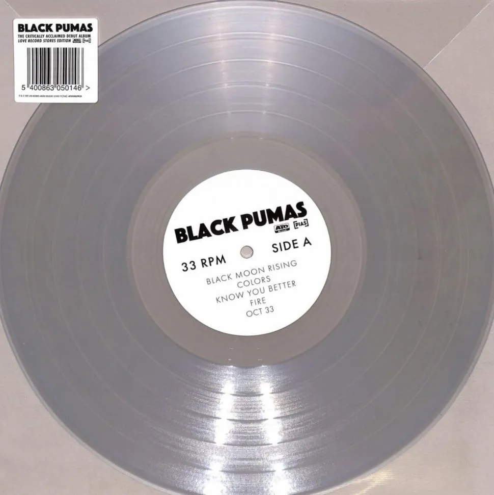 Black Pumas - Black Pumas LP Vinyl Record (Clear Vinyl)