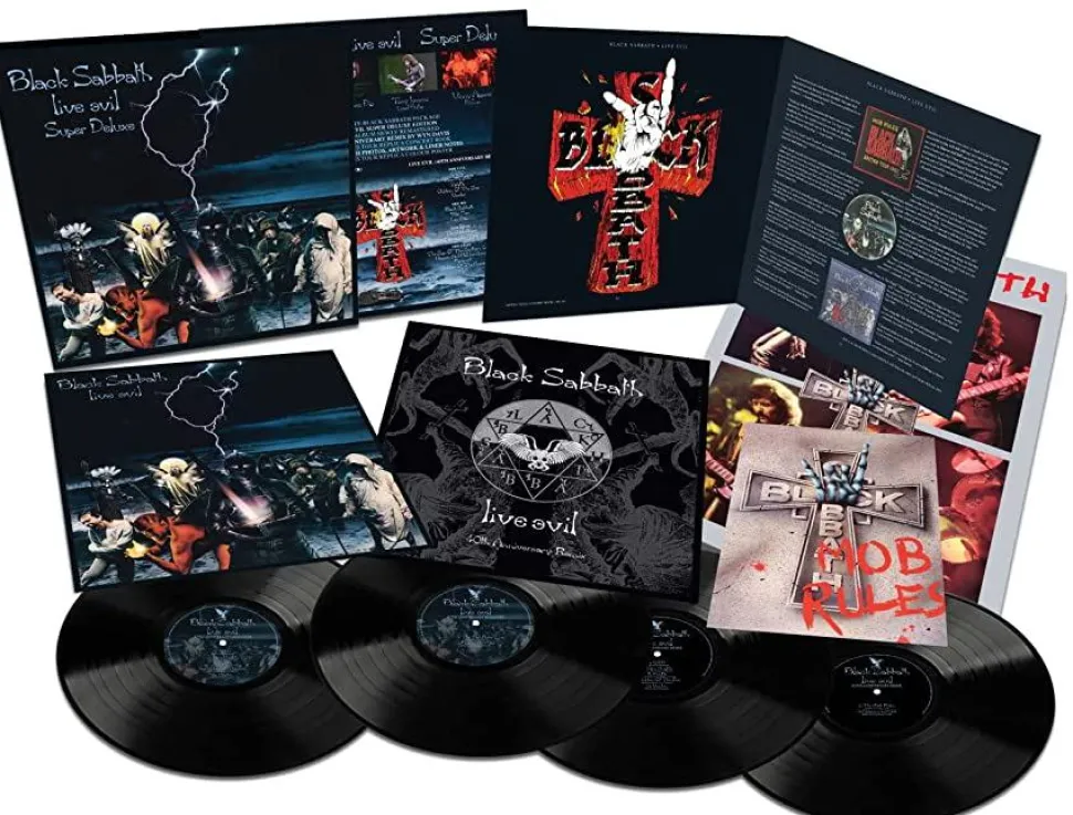 Black Sabbath - Live Evil 40th Anniversary 4xLP Super Deluxe Vinyl Record Box Set