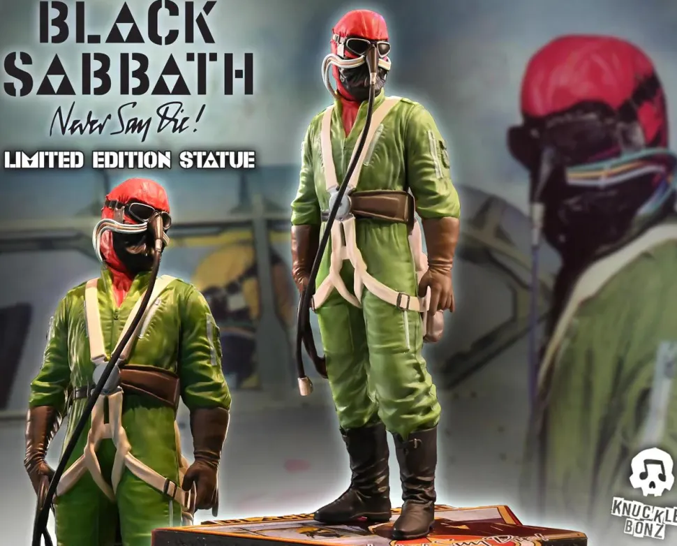 Black Sabbath - Never Say Die Pilot 3D Vinyl 8.5" Statue