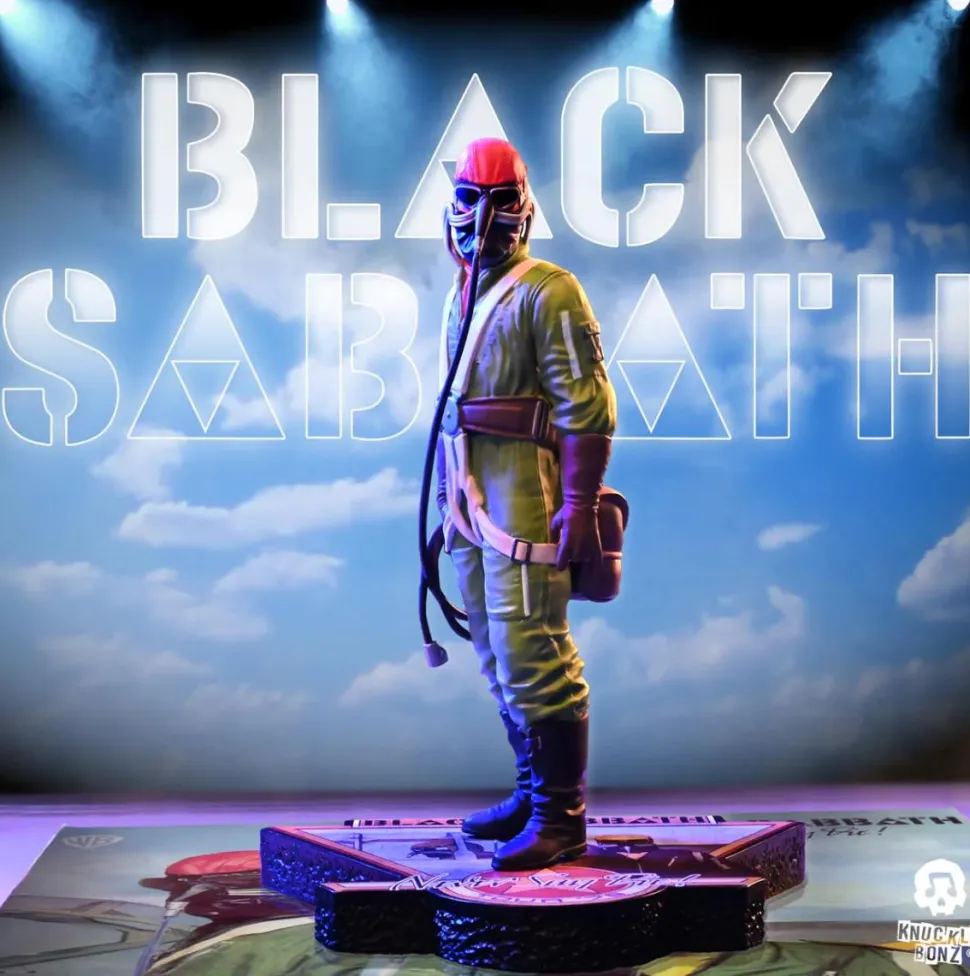 Black Sabbath - Never Say Die Pilot 3D Vinyl 8.5" Statue
