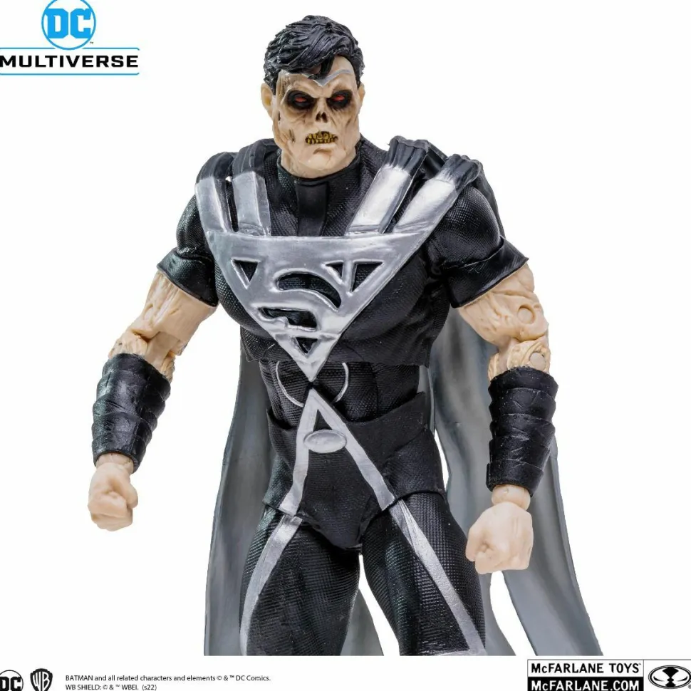 Blackest Night - Black Lantern Superman DC Multiverse 7” Scale Action Figure (Atrocitus Build-A-Figure)