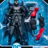 Blackest Night - Black Lantern Batman DC Multiverse 7” Scale Action Figure (Atrocitus Build-A-Figure)