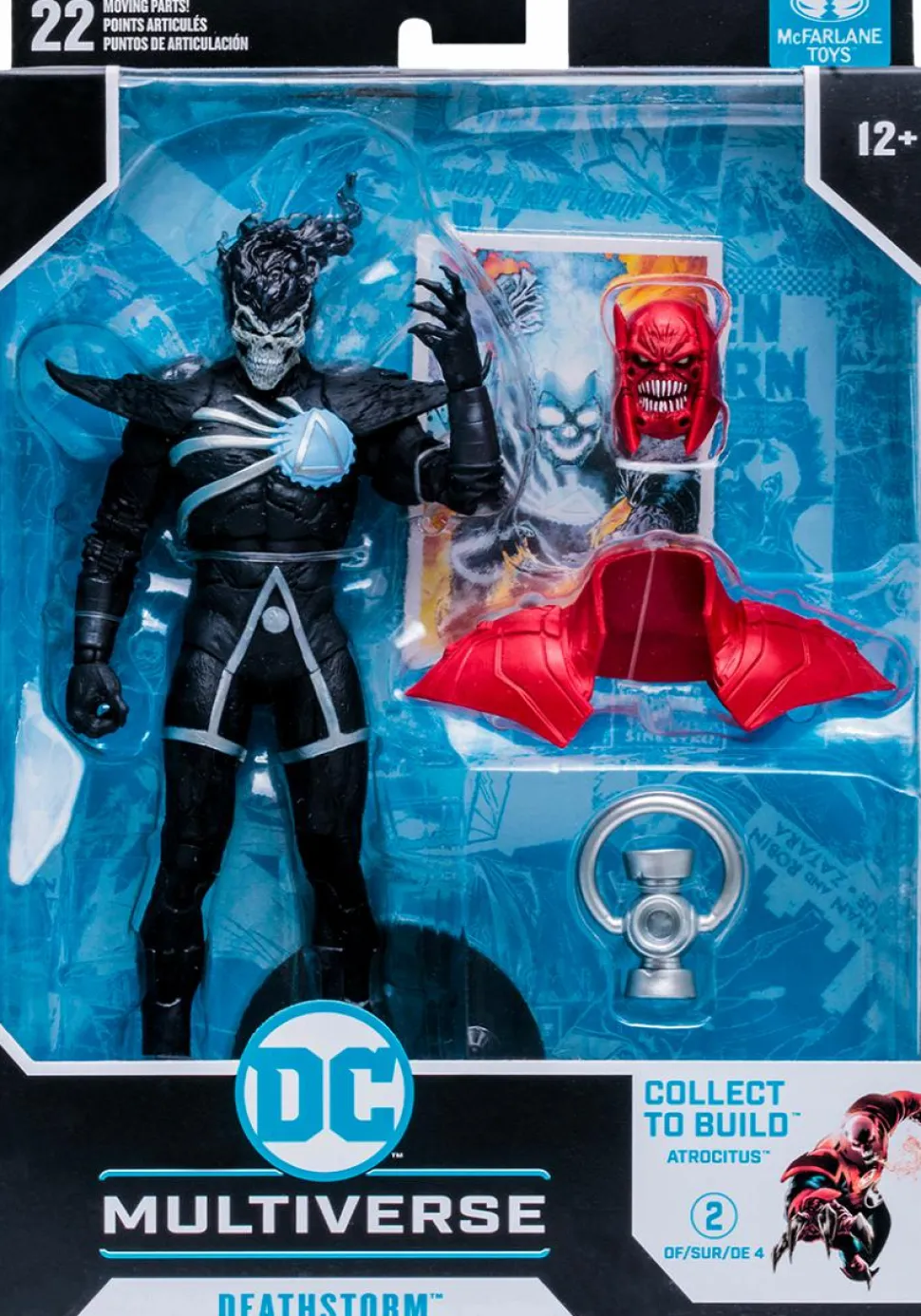 Blackest Night - Deathstorm DC Multiverse 7” Scale Action Figure (Atrocitus Build-A-Figure)
