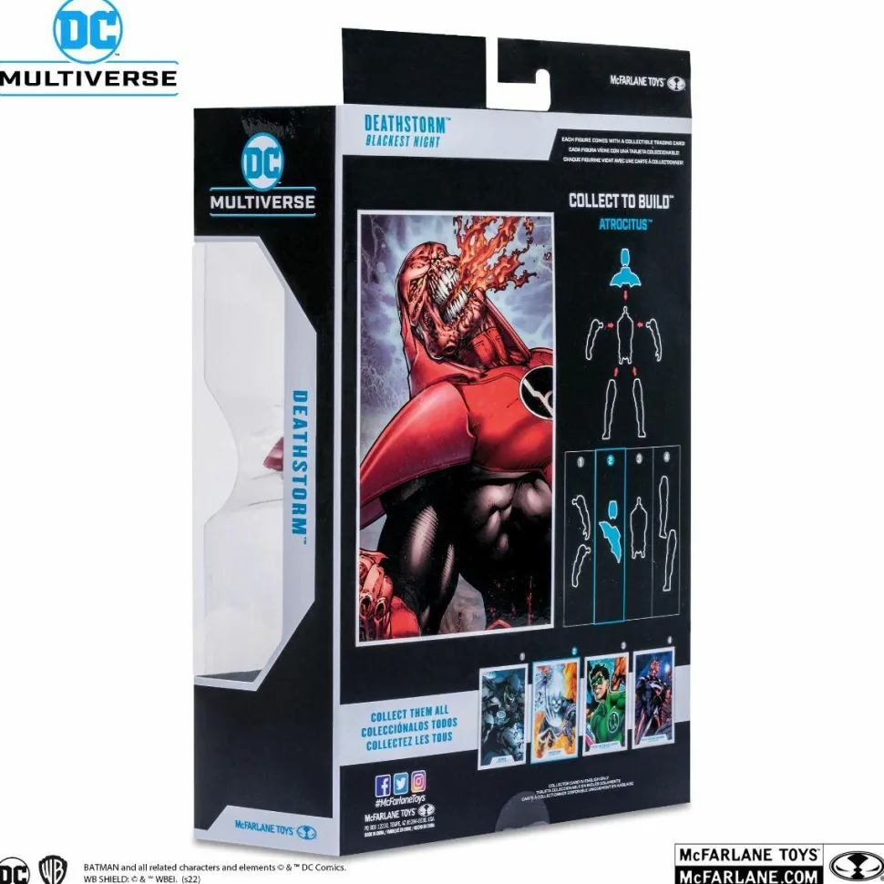 Blackest Night - Deathstorm DC Multiverse 7” Scale Action Figure (Atrocitus Build-A-Figure)