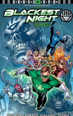 Blackest Night Saga by Geoff Johns Essential Edition Trade Paperback Book