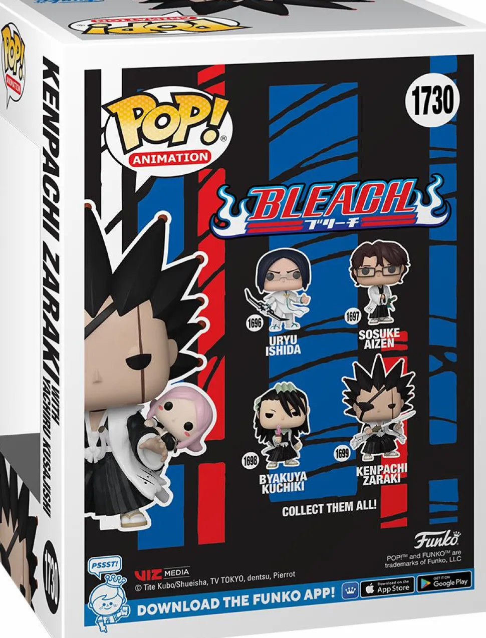 Bleach - Kenpachi Zaraki with Yachiru Kusajishi Pop! Vinyl Figure