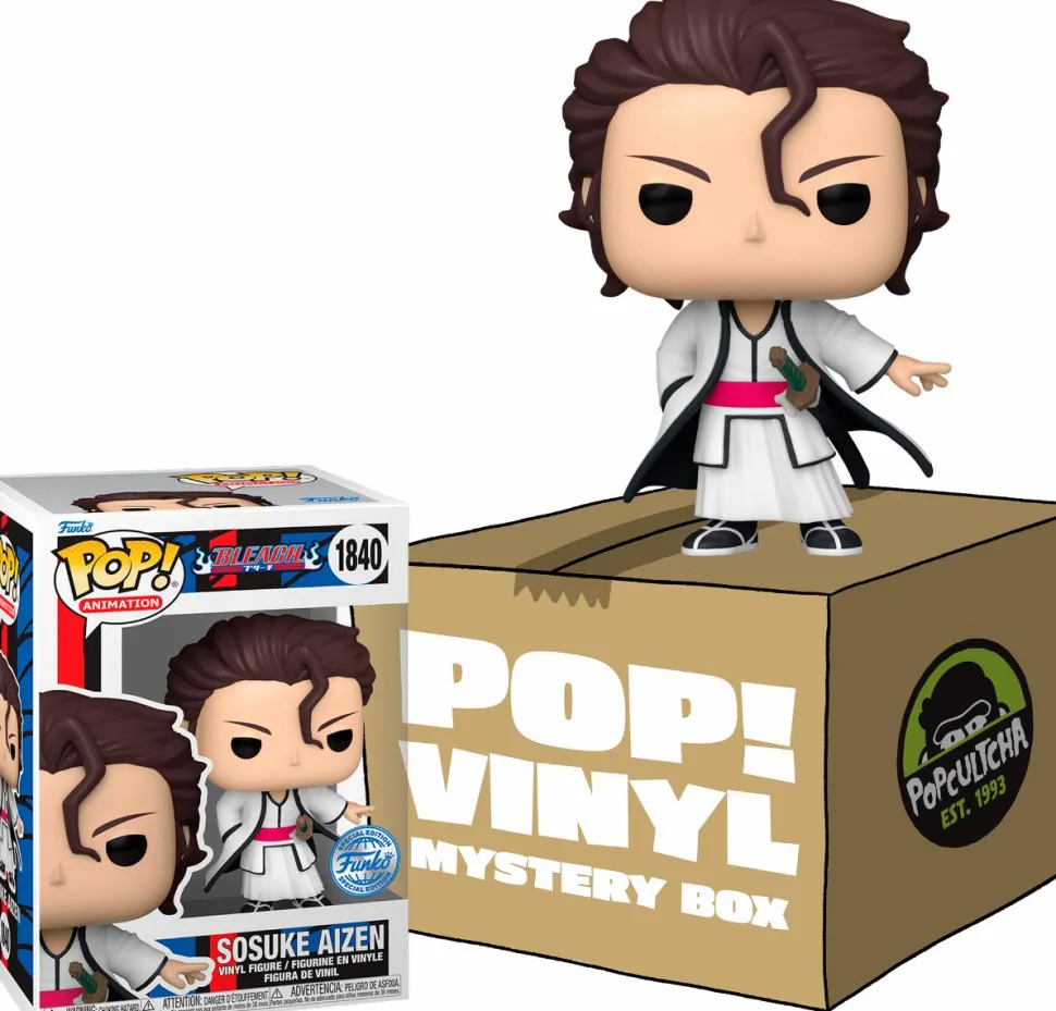 Bleach - Sosuke Aizen Mystery Box (Includes Aizen & 3 Exclusive Pop! Vinyl Figures)