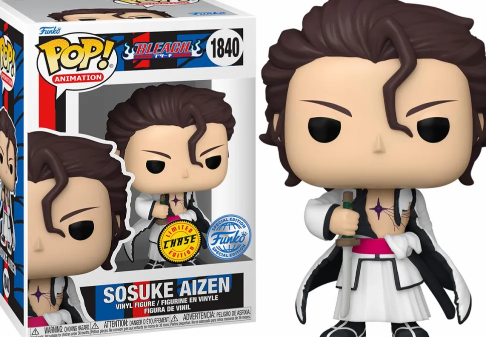 Bleach - Sosuke Aizen Mystery Box (Includes Aizen & 3 Exclusive Pop! Vinyl Figures)