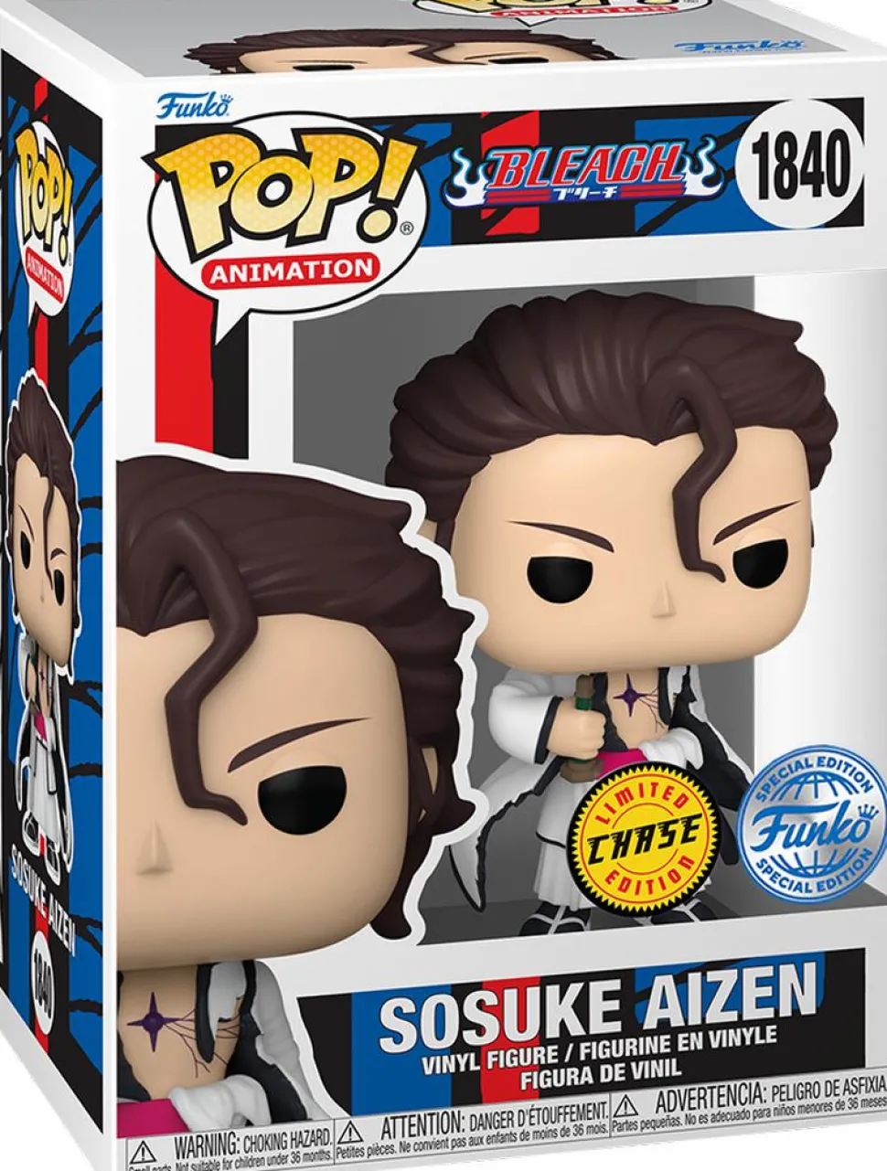Bleach - Sosuke Aizen Mystery Box (Includes Aizen & 3 Exclusive Pop! Vinyl Figures)