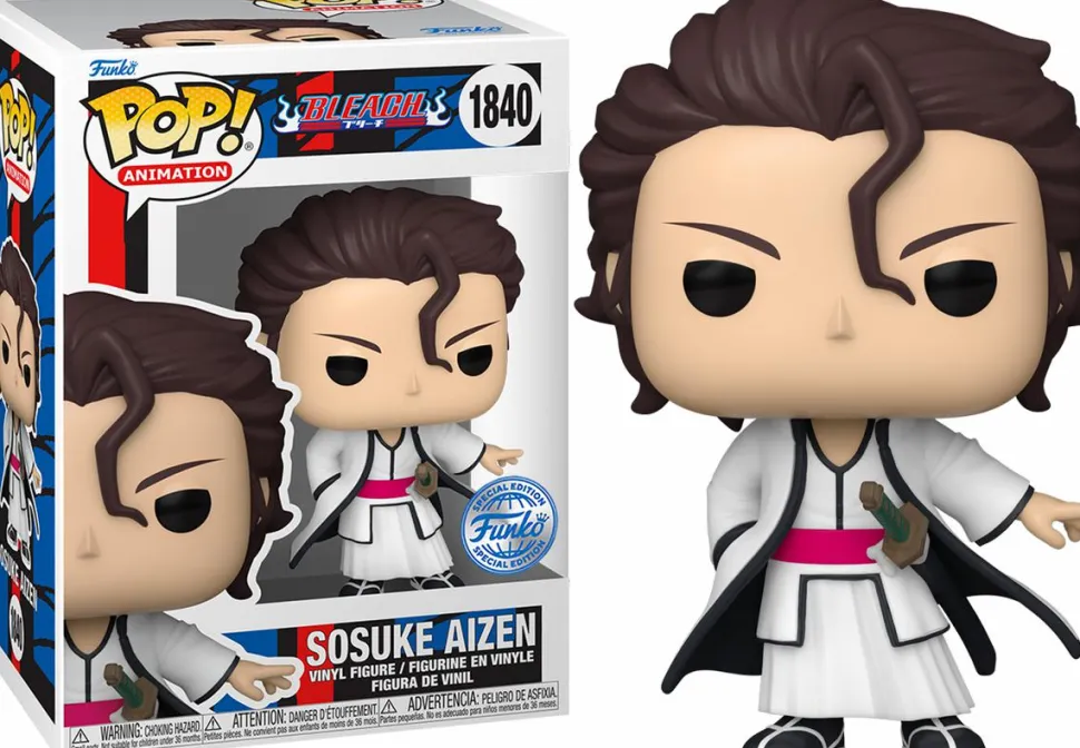 Bleach - Sosuke Aizen (No Glasses) Pop! Vinyl Figure (Popcultcha Exclusive)