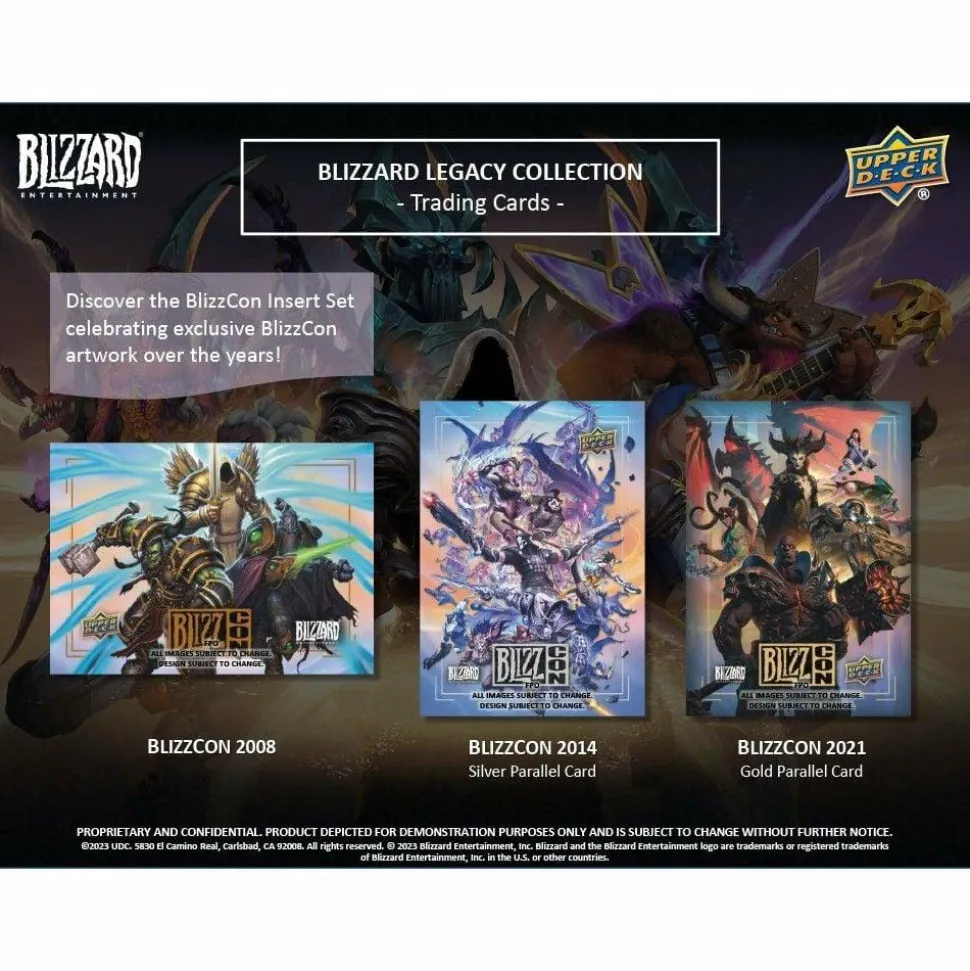 Blizzard - 2023 Upper Deck Blizzard Entertainment Legacy Collection Trading Cards Hobby Box (Display of 20)