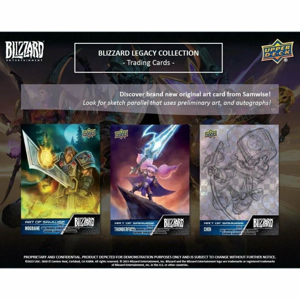 Blizzard - 2023 Upper Deck Blizzard Entertainment Legacy Collection Trading Cards Hobby Box (Display of 20)