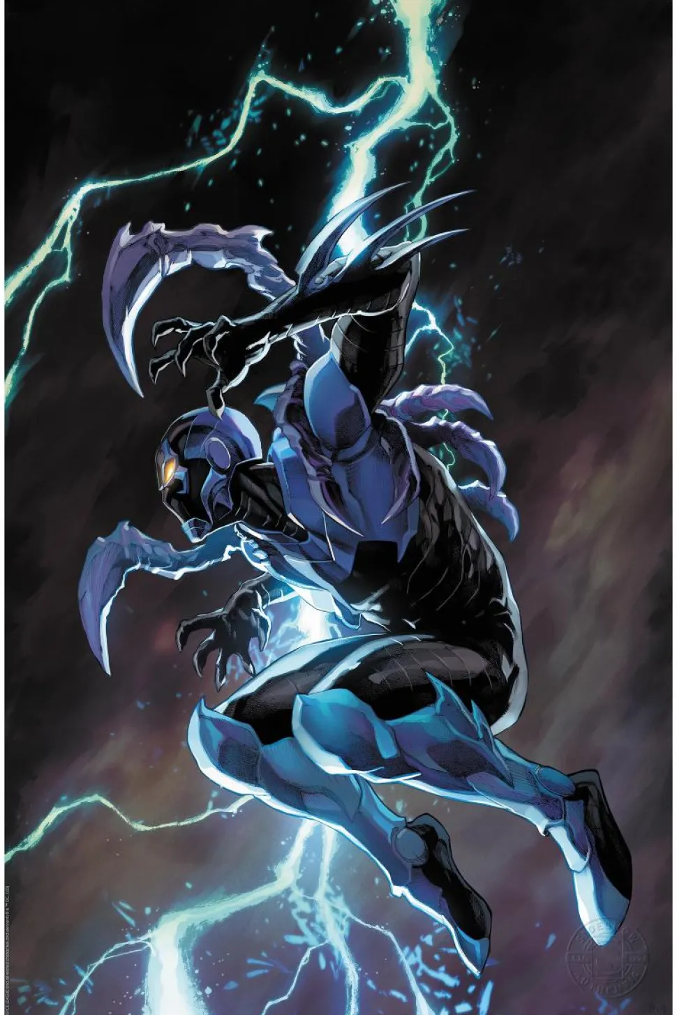 Blue Beetle - Blue Beetle (2017) #15 Variant Cover Fine Art Print by Stephen Segovia