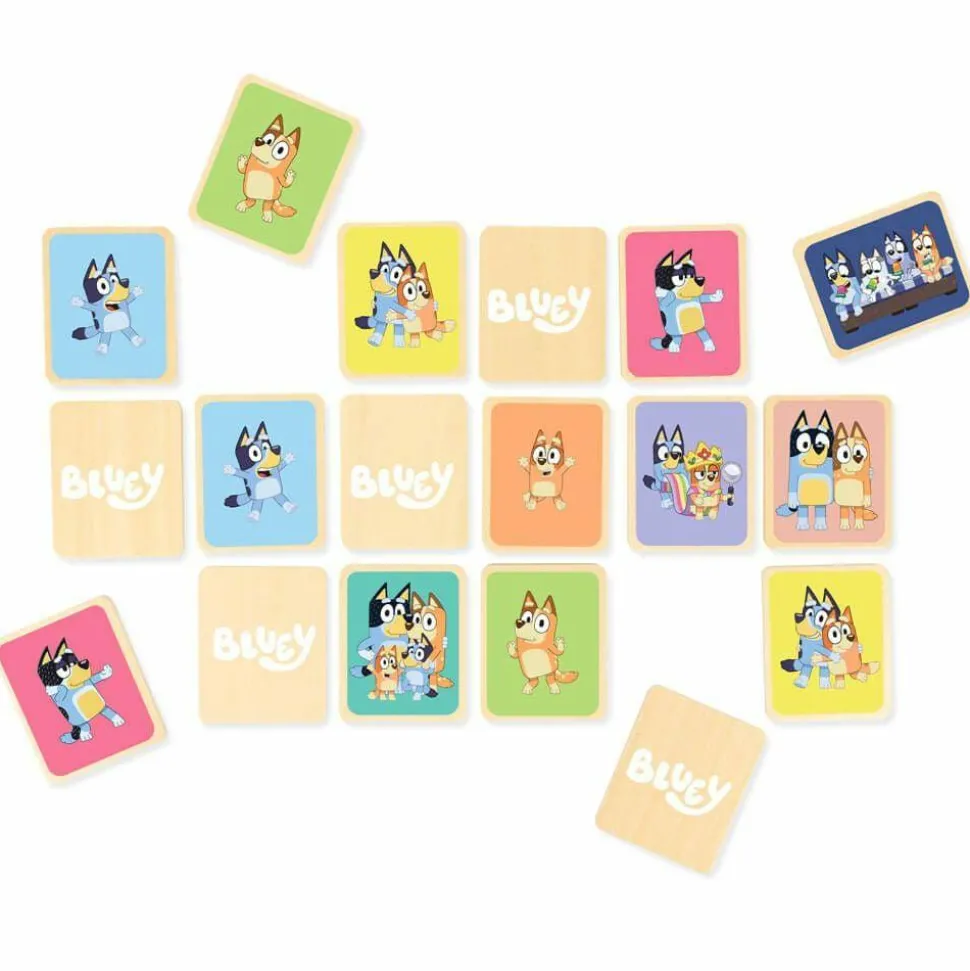 Bluey - Bluey Wooden Memory Game