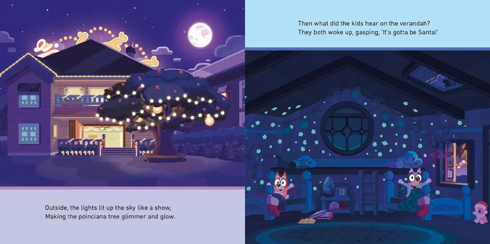 Bluey - Bluey's Night Before Christmas Hardcover Book