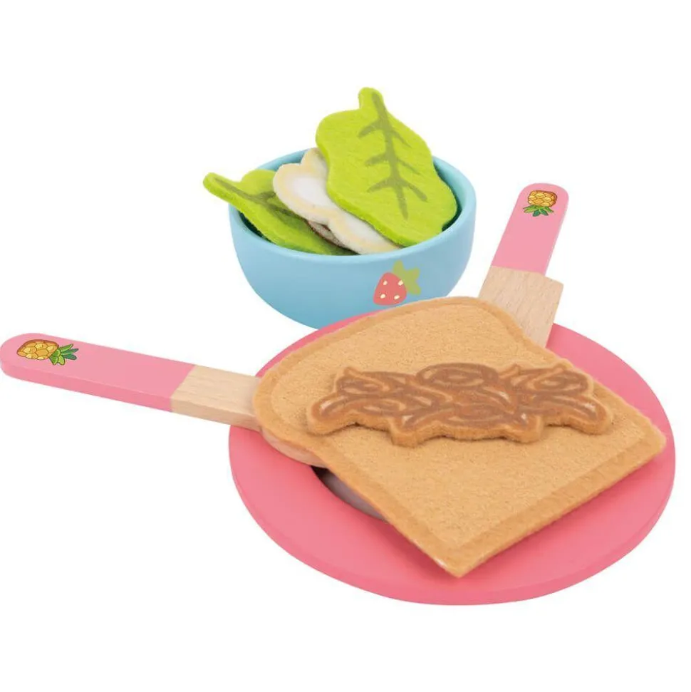 Bluey - Wooden BBQ and Salad Set Playset