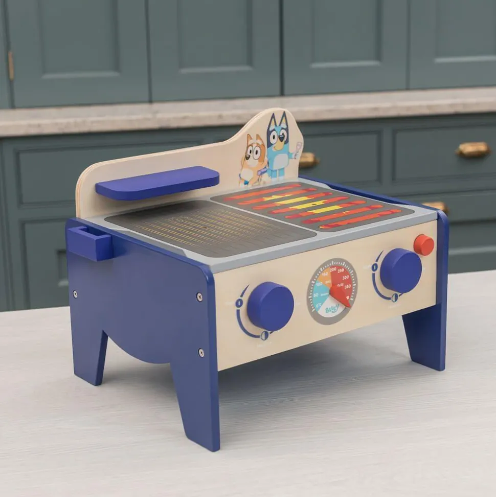 Bluey - Wooden BBQ and Salad Set Playset
