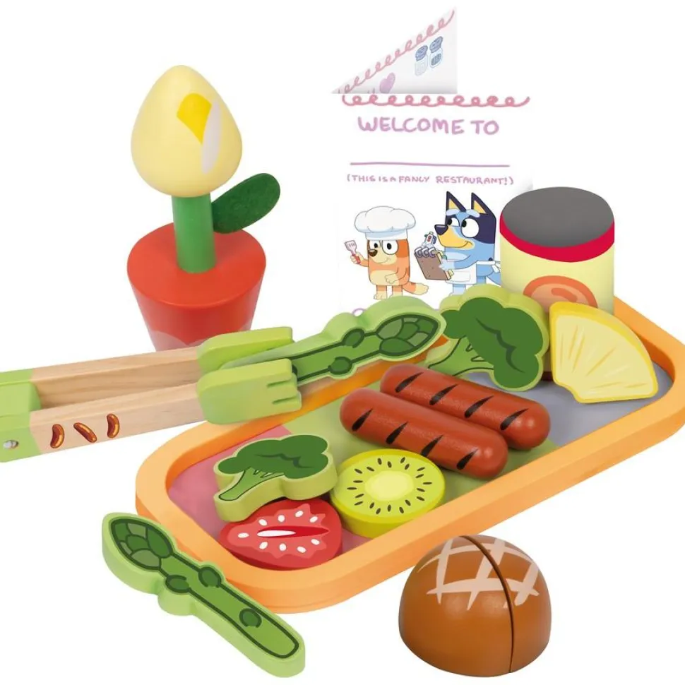 Bluey - Wooden Dine In with Bluey Playset