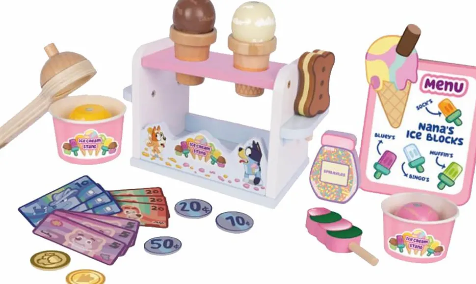 Bluey - Wooden Ice Cream Stand