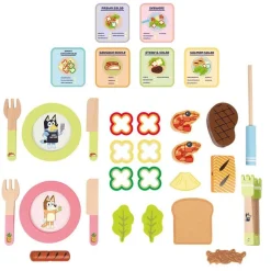Bluey - Wooden Tabletop BBQ Set Playset