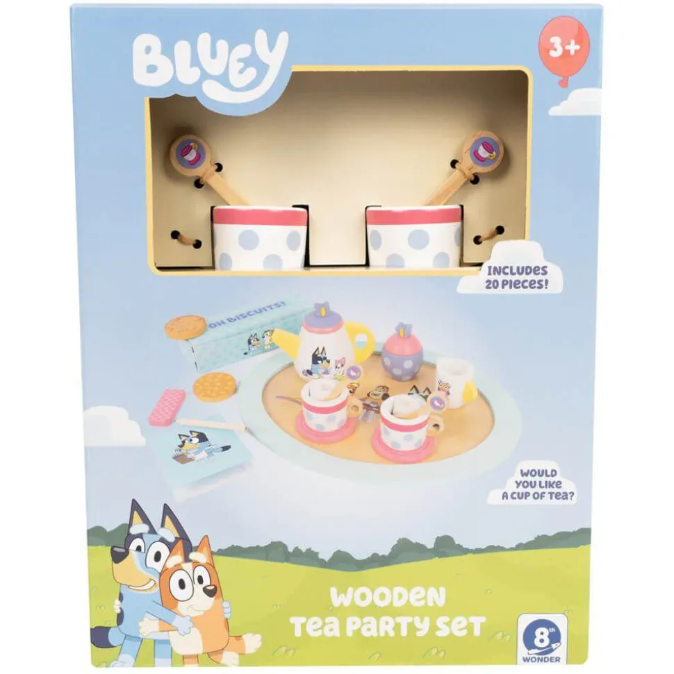 Bluey - Wooden Tea Party Set