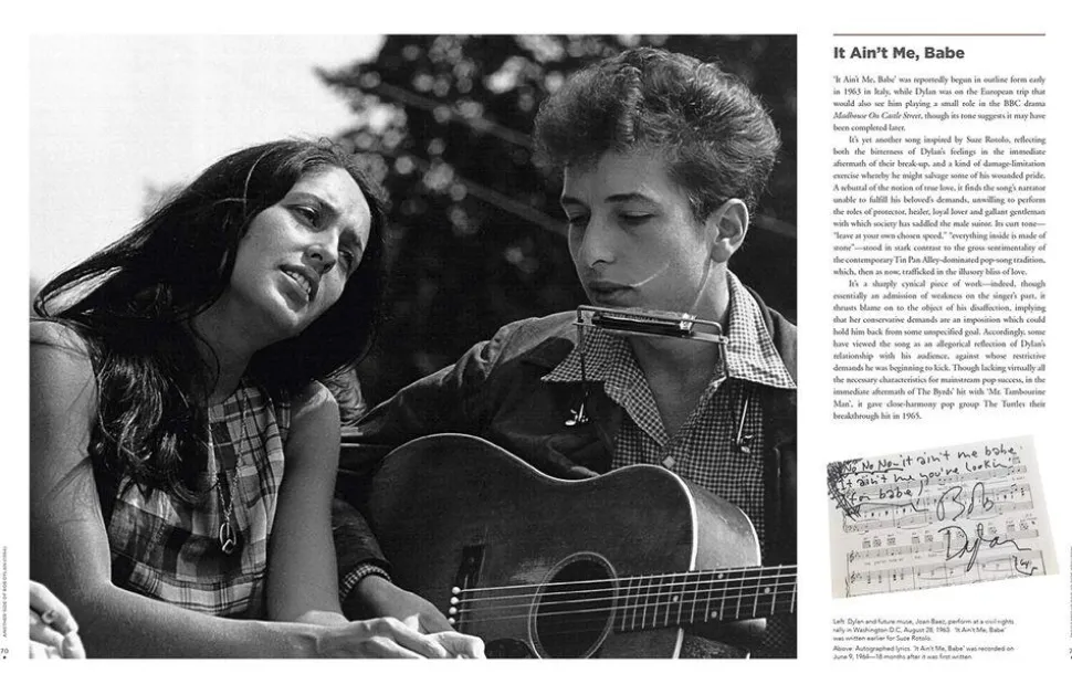 Bob Dylan - The Stories Behind the Classic Songs 1962-69 Hardcover Book